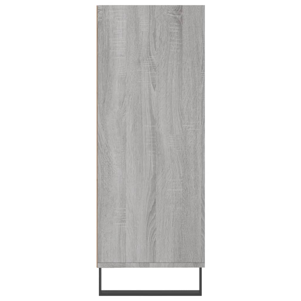Shelf Cabinet Grey Sonoma 69.5x32.5x90 cm Engineered Wood