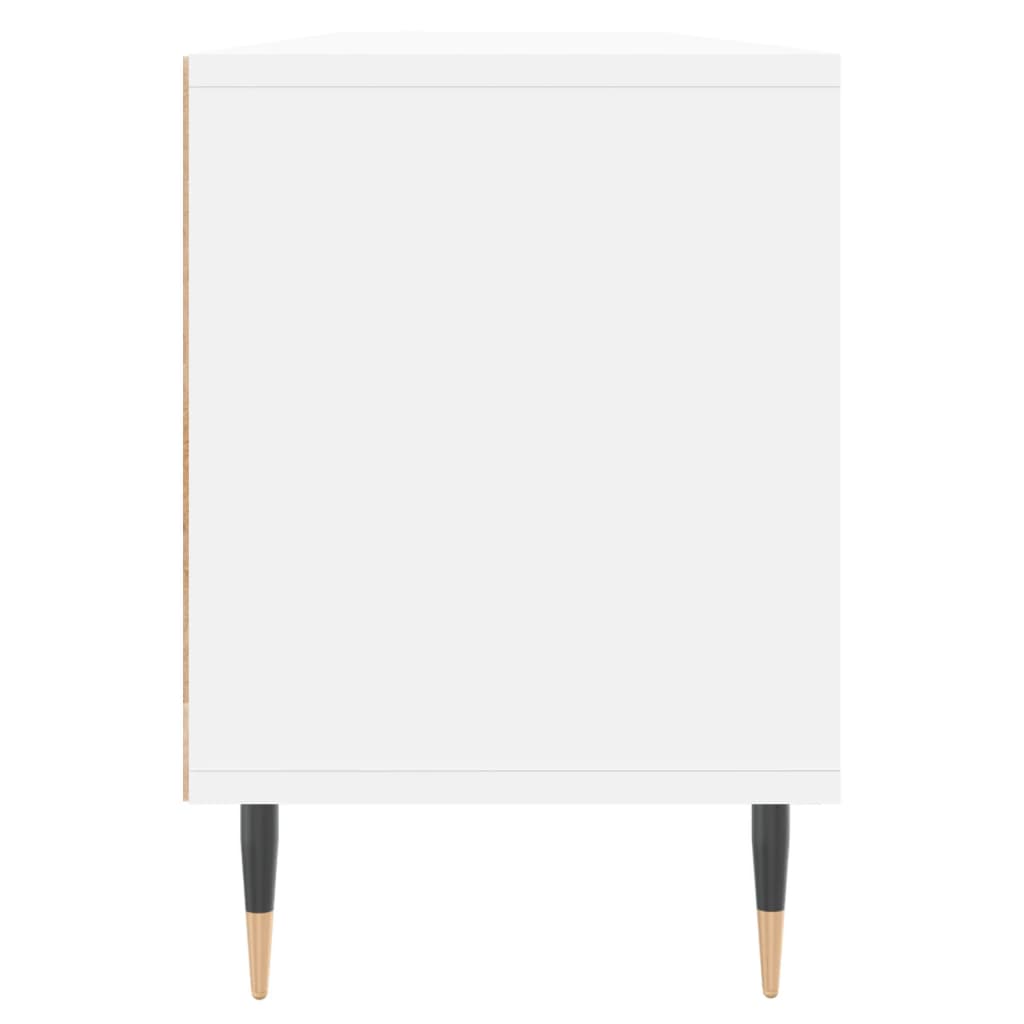 TV Cabinet White 150x30x44.5 cm Engineered Wood
