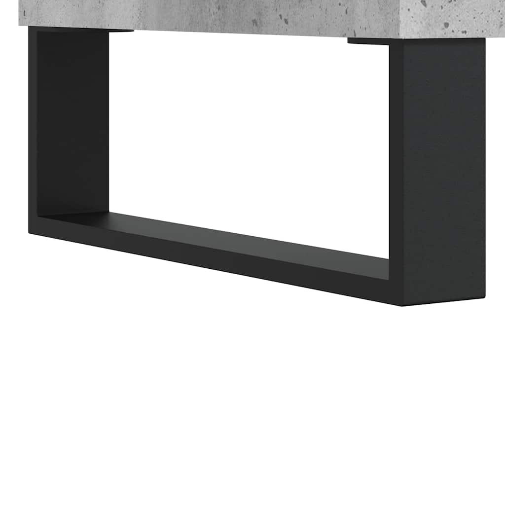 TV Cabinet Concrete Grey 150x30x44.5 cm Engineered Wood