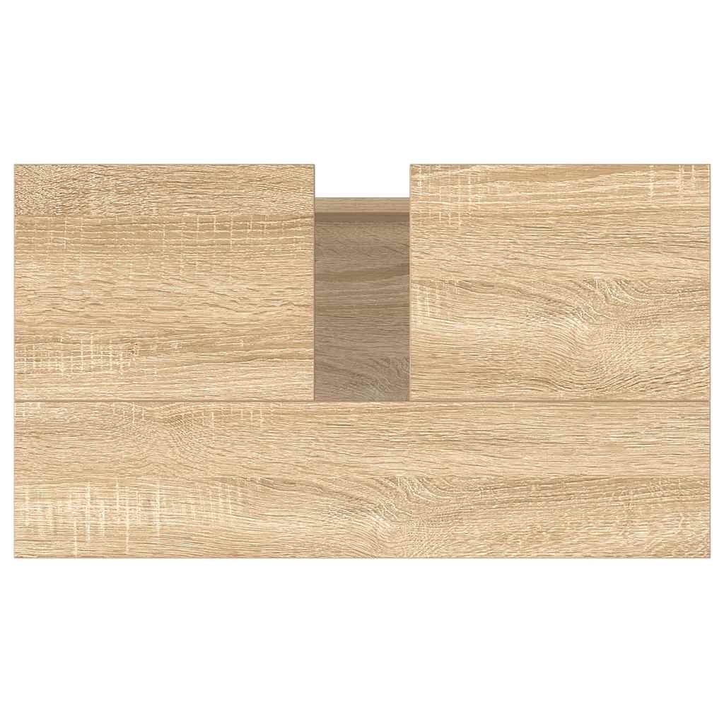 Bathroom Cabinet Sonoma Oak 58x33x60 cm Engineered Wood
