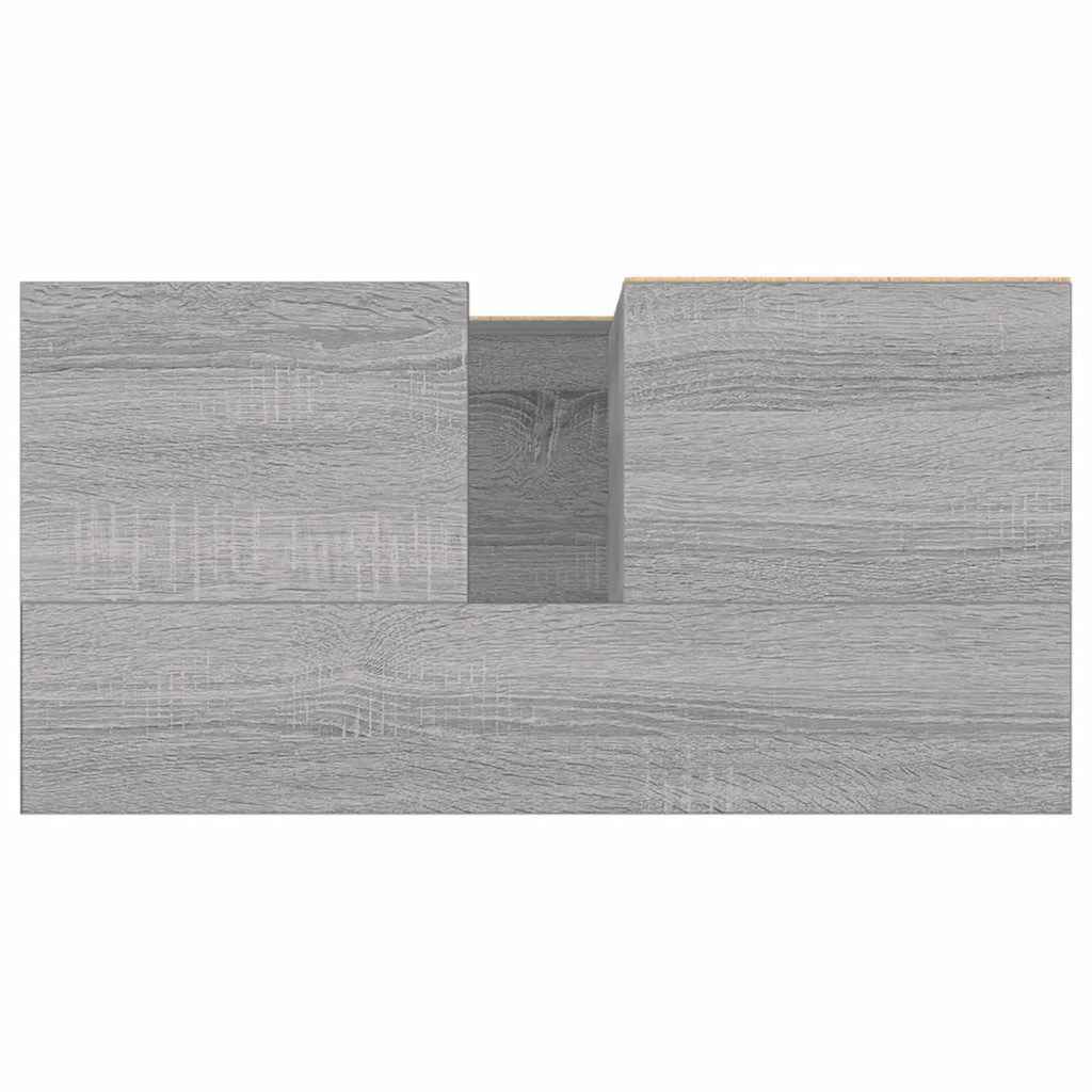 Bathroom Cabinet Grey Sonoma 65x33x60 cm Engineered Wood