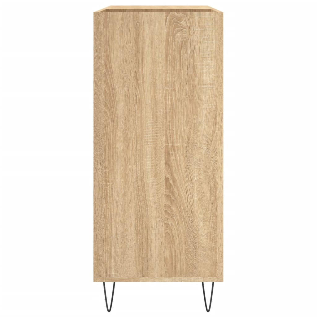 Record Cabinet Sonoma Oak 84.5x38x89 cm Engineered Wood