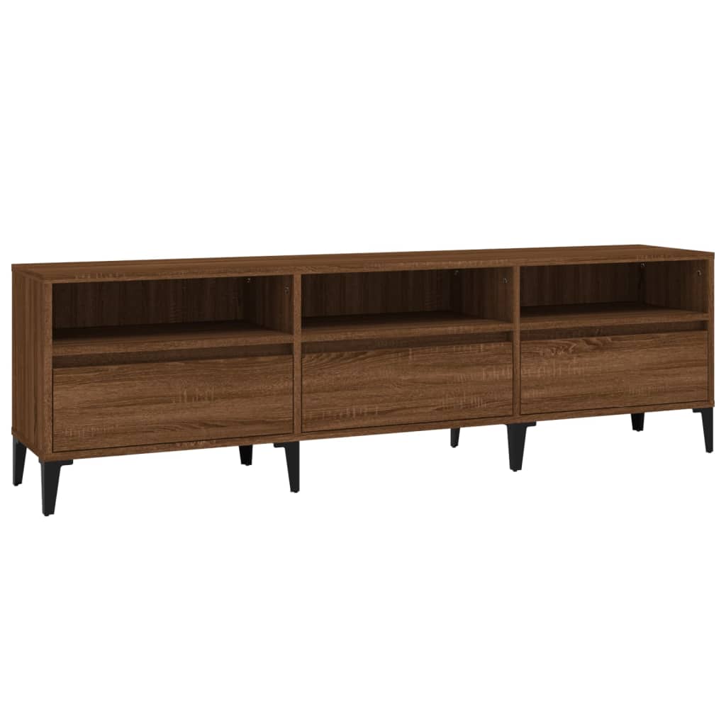 TV Cabinet Brown Oak 150x30x44.5 cm Engineered Wood