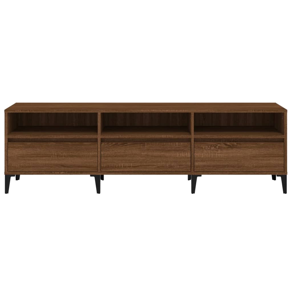 TV Cabinet Brown Oak 150x30x44.5 cm Engineered Wood