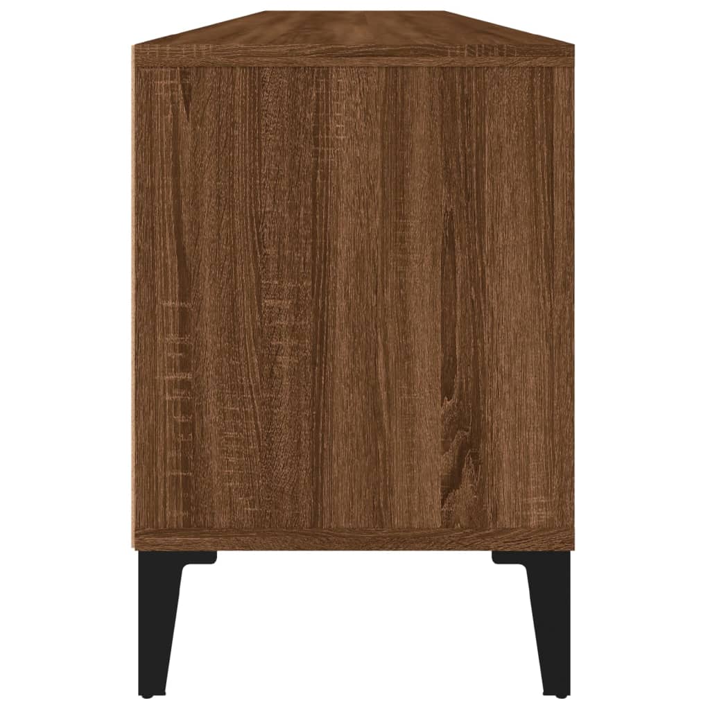 TV Cabinet Brown Oak 150x30x44.5 cm Engineered Wood