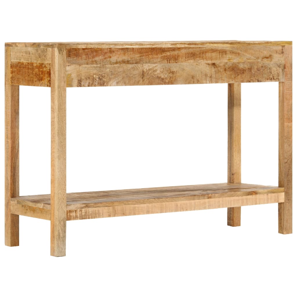 Console Table with 2 Drawers 110x35x75 cm Solid Wood Mango