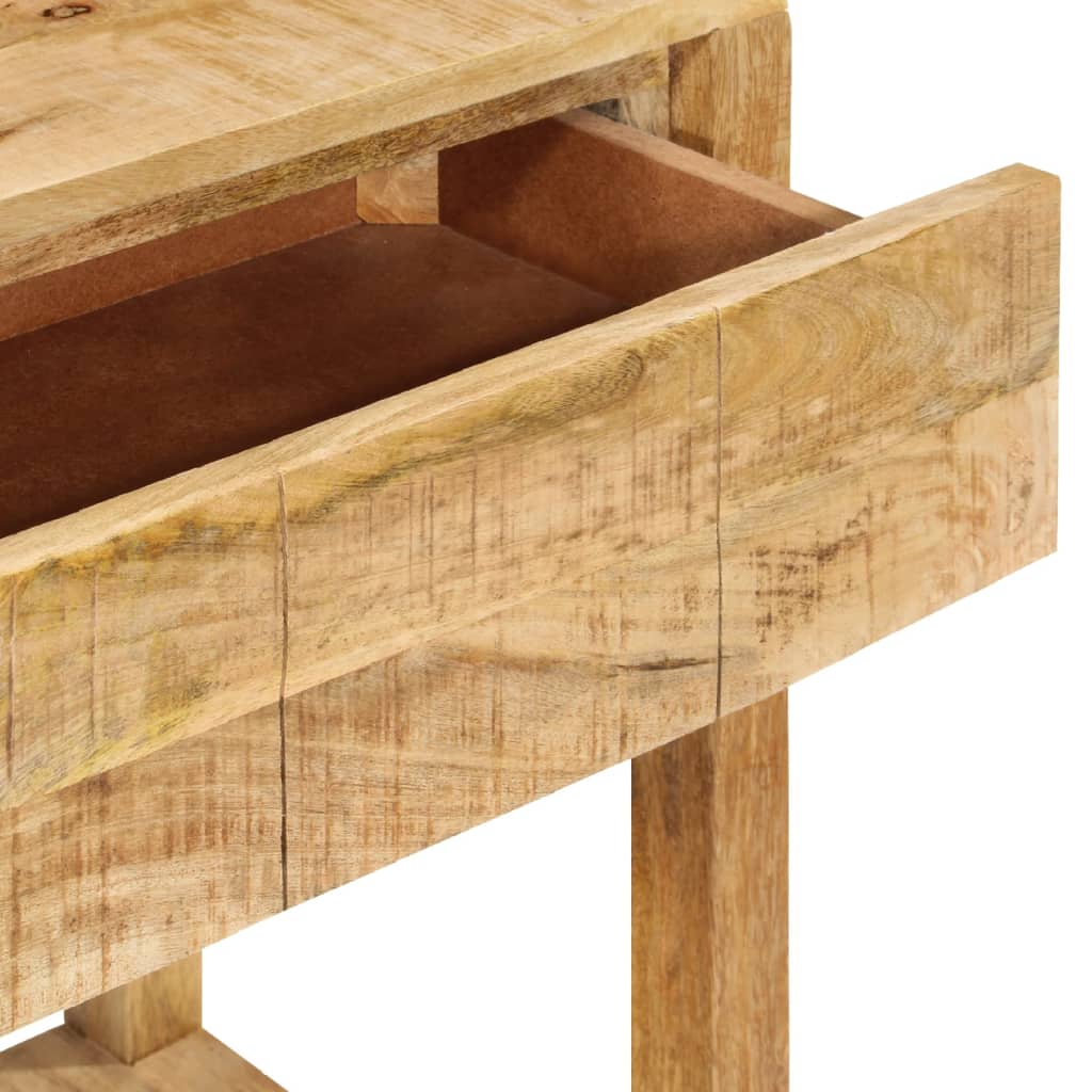 Console Table with 2 Drawers 110x35x75 cm Solid Wood Mango