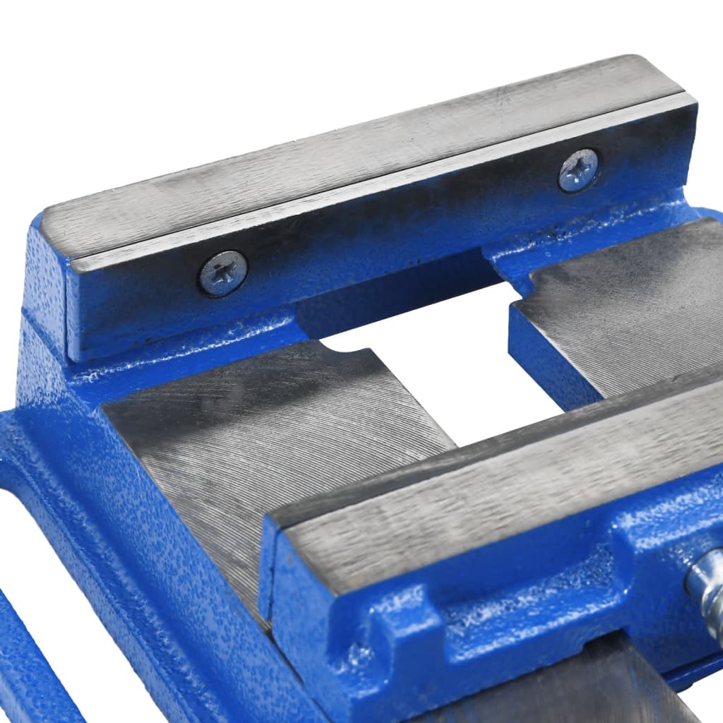 Drill Press Vise Blue 150 mm Cast Iron