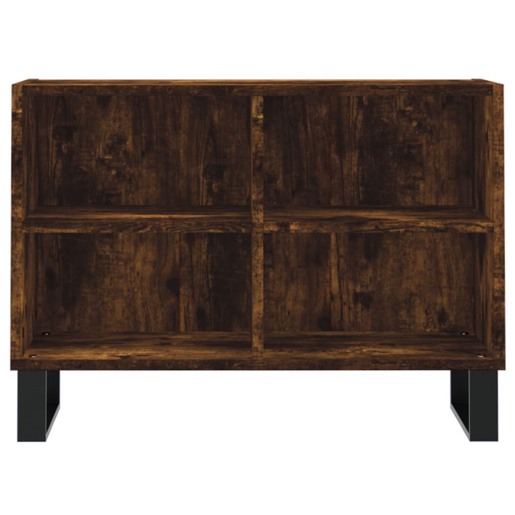 TV Cabinet Smoked Oak 69.5x30x50 cm Engineered Wood