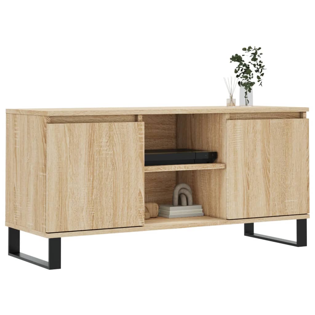 TV Cabinet Sonoma Oak 104x35x50 cm Engineered Wood