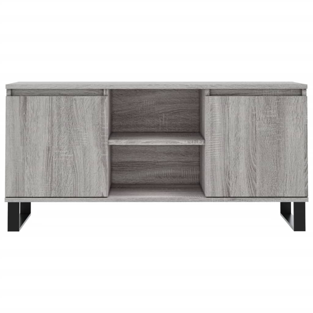 TV Cabinet Grey Sonoma 104x35x50 cm Engineered Wood