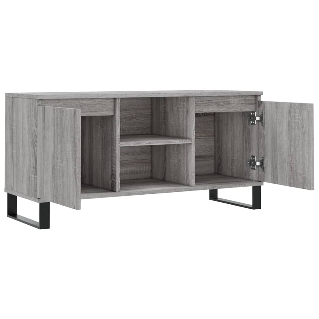 TV Cabinet Grey Sonoma 104x35x50 cm Engineered Wood