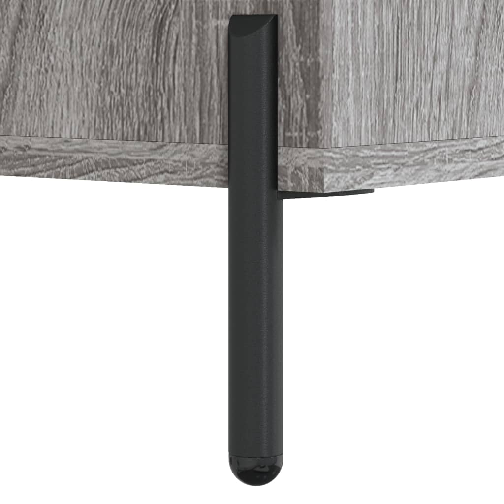 Bedside Cabinet Grey Sonoma 40x35x47.5 cm Engineered Wood