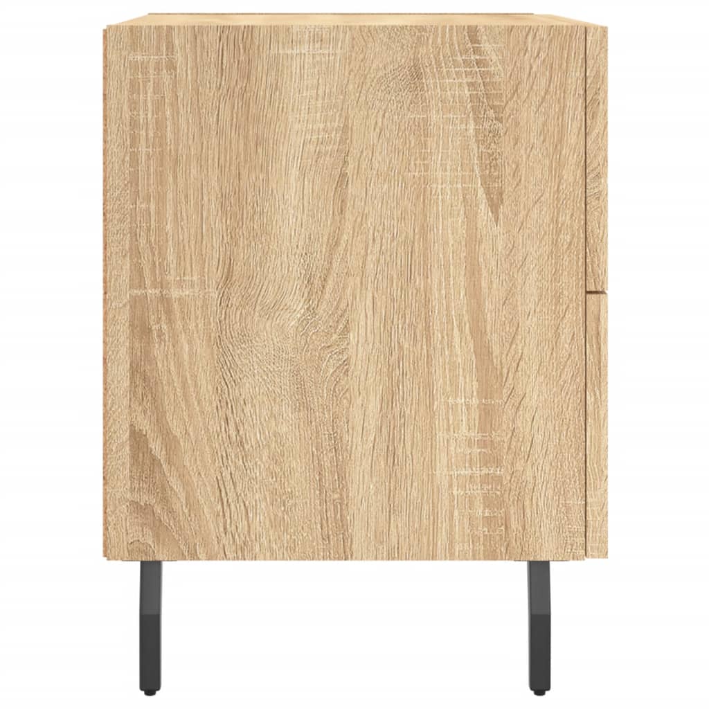 Bedside Cabinets 2 pcs Sonoma Oak 40x35x47.5 cm Engineered Wood