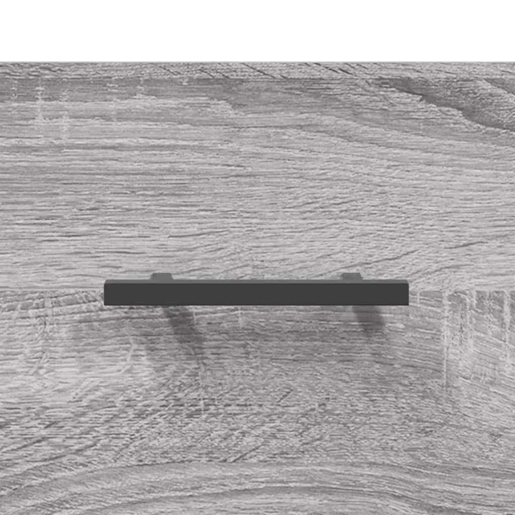 Bedside Cabinet Grey Sonoma 40x35x47.5 cm Engineered Wood