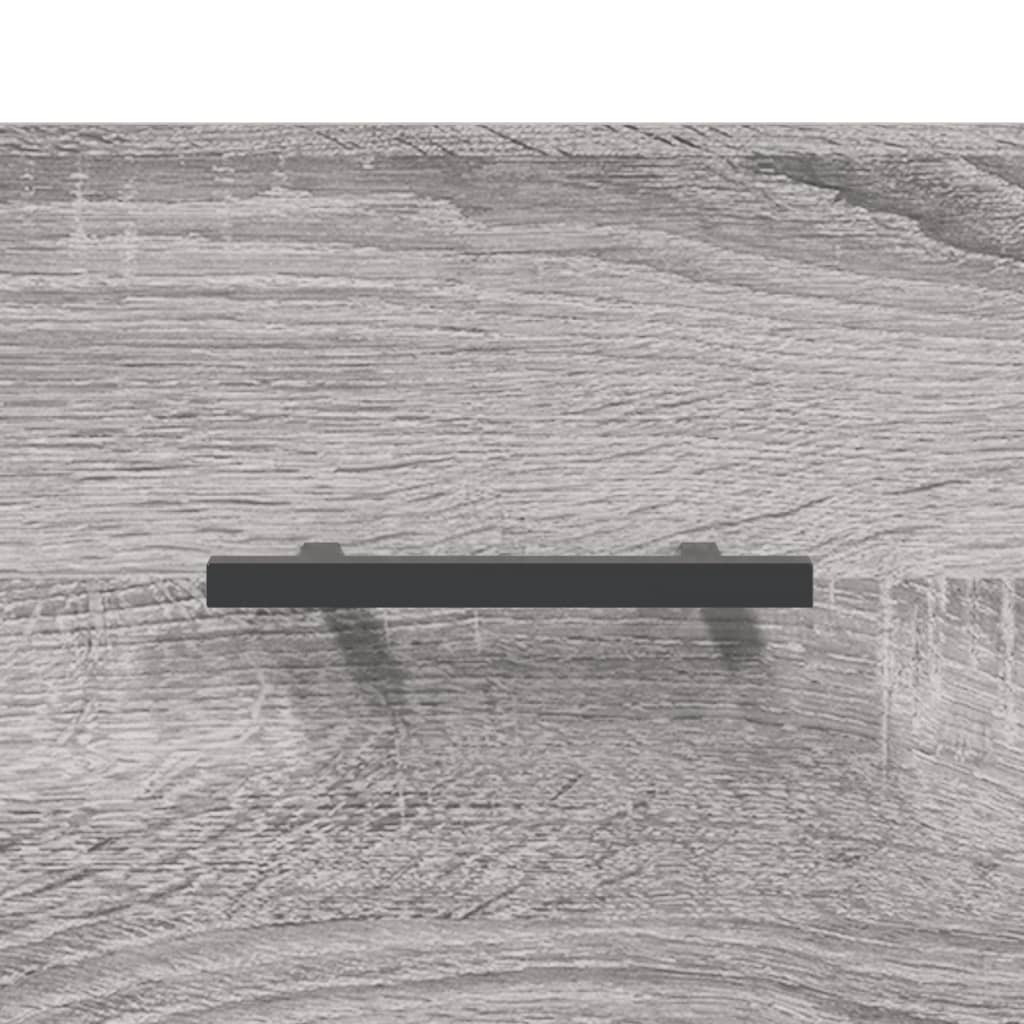 Bedside Cabinet Grey Sonoma 40x35x47.5 cm Engineered Wood