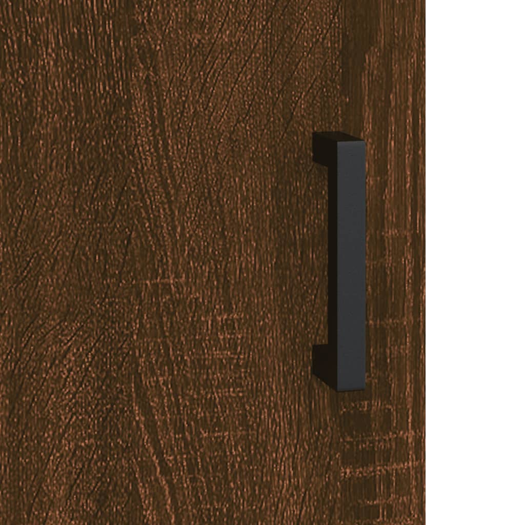 Bedside Cabinets 2 pcs Brown Oak 40x40x50 cm Engineered Wood