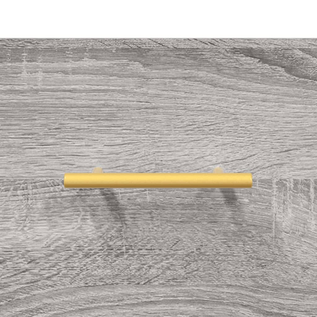 Bedside Cabinet Grey Sonoma 40x40x66 cm Engineered Wood