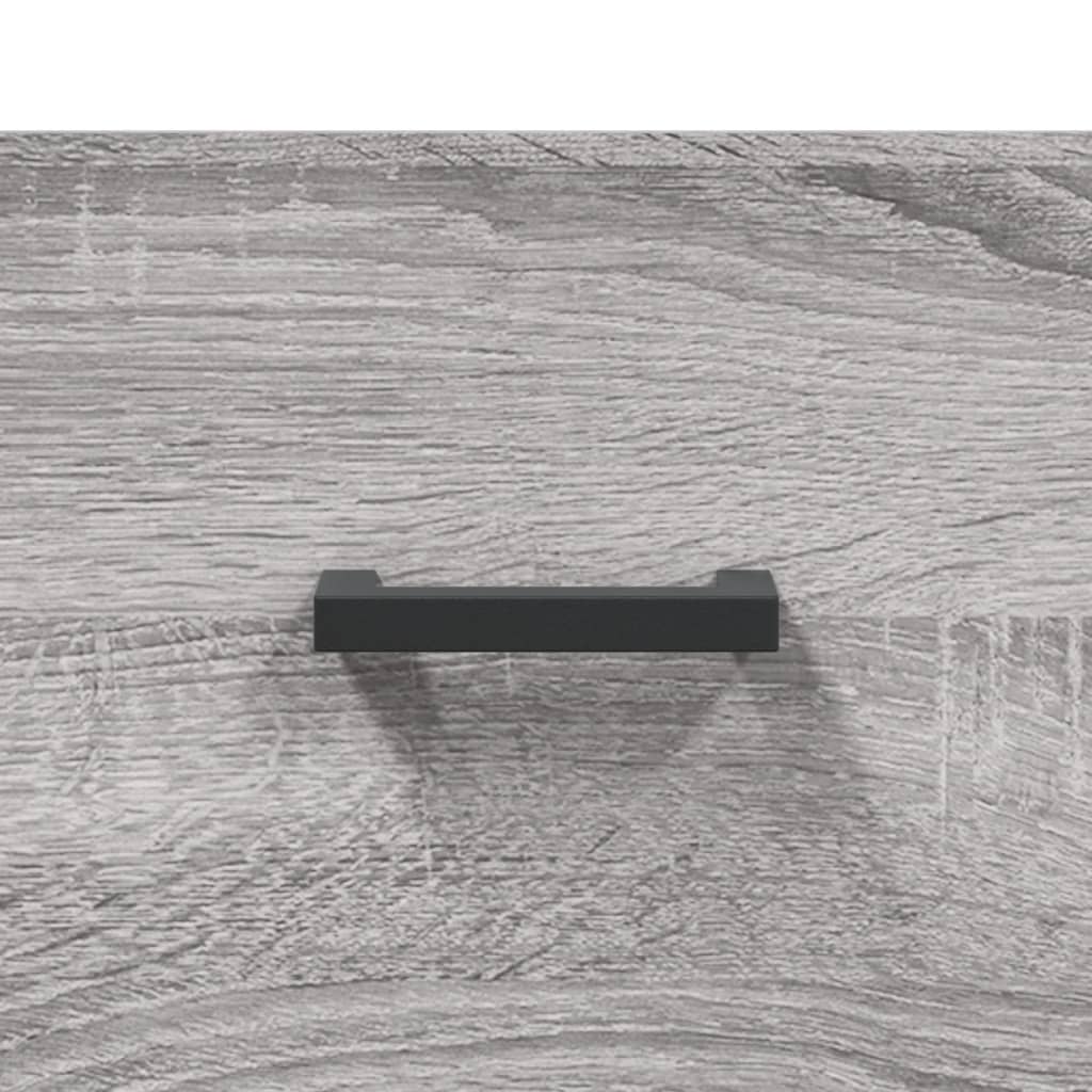 Bedside Cabinet Grey Sonoma 40x40x66 cm Engineered Wood