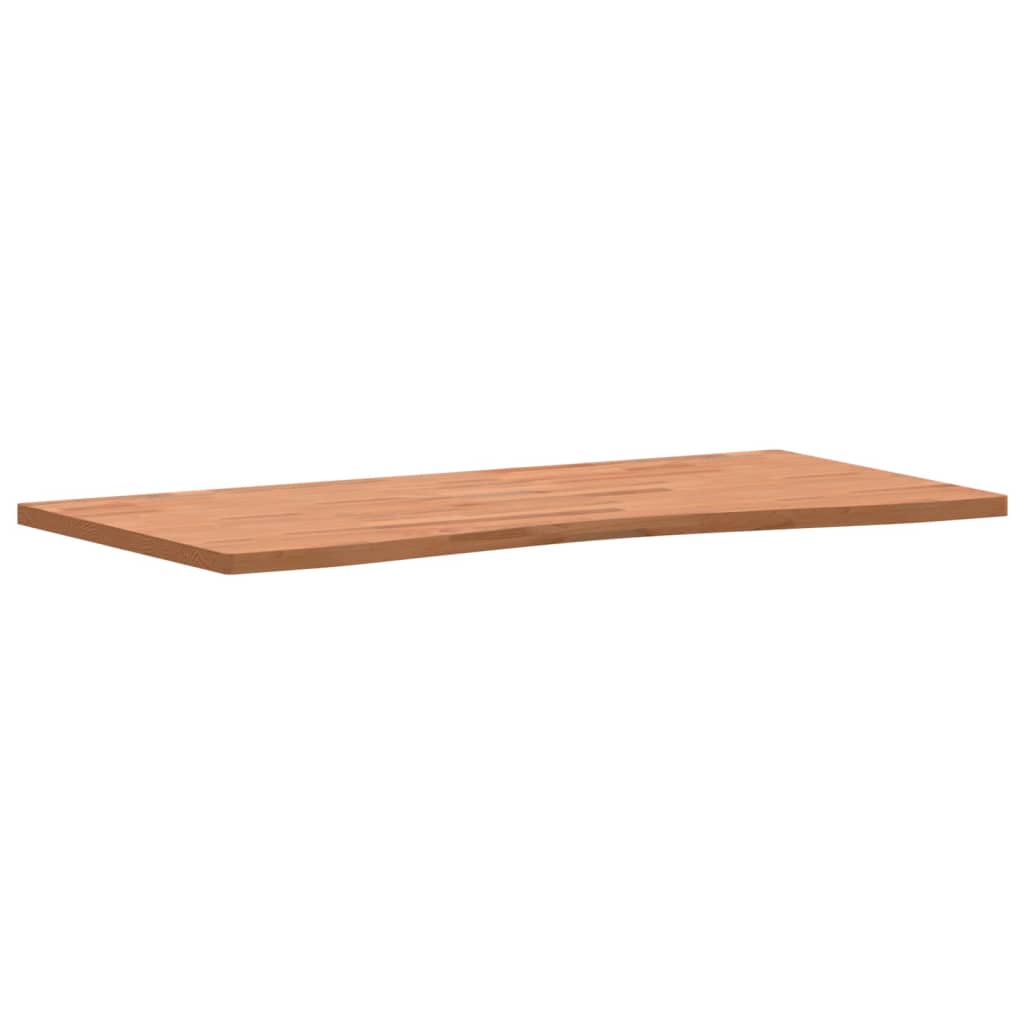 Desk Top 110x(50-55)x2.5 cm Solid Wood Beech