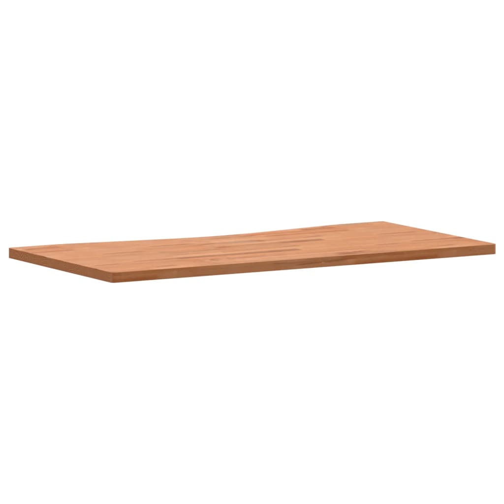 Desk Top 110x(50-55)x2.5 cm Solid Wood Beech