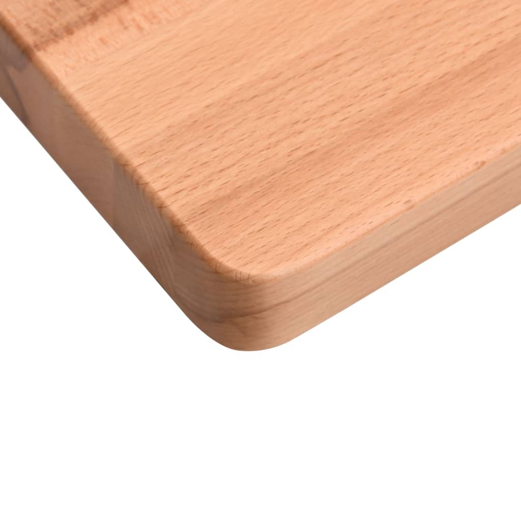 Desk Top 110x(50-55)x2.5 cm Solid Wood Beech