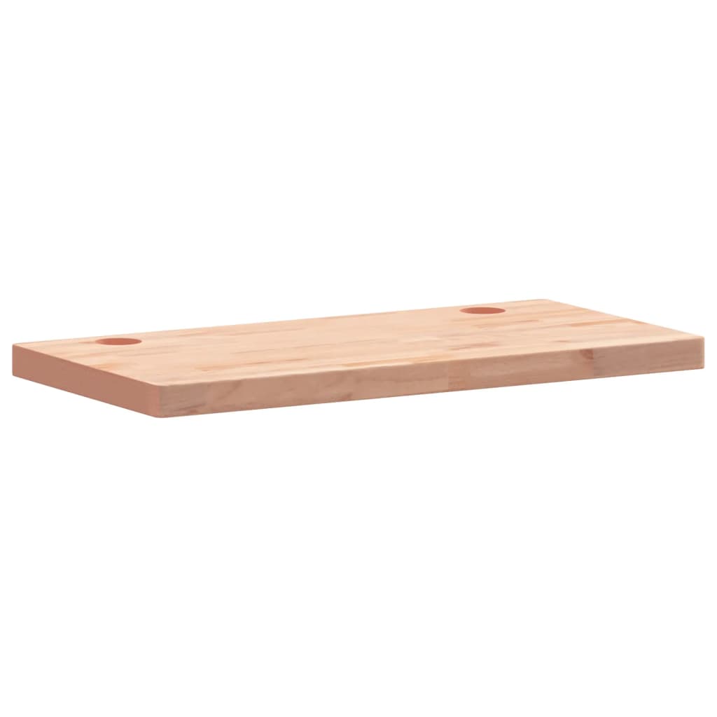 Desk Top 80x40x4 cm Solid Wood Beech