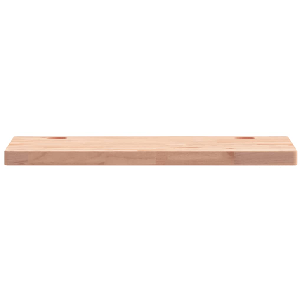 Desk Top 80x40x4 cm Solid Wood Beech