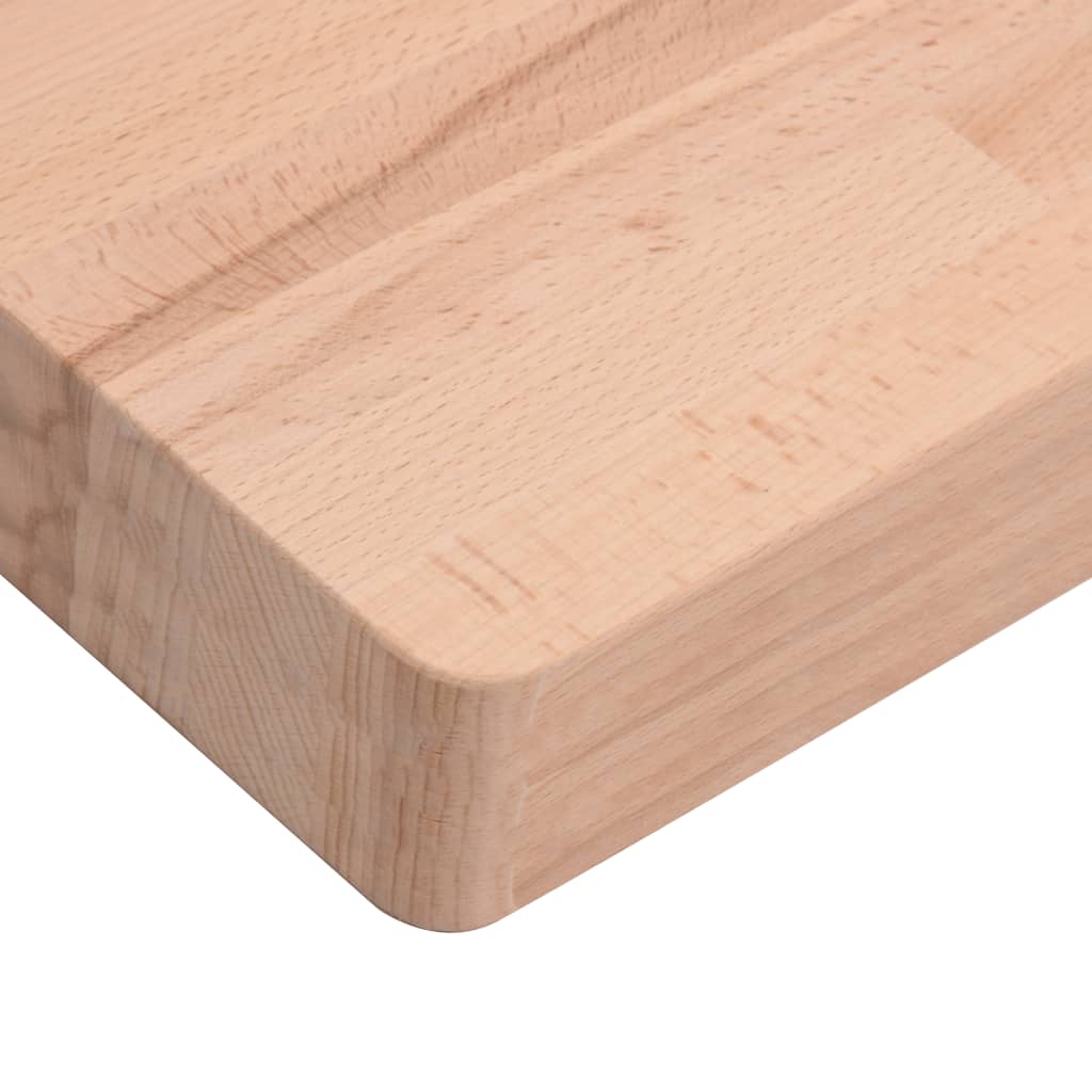 Desk Top 80x40x4 cm Solid Wood Beech
