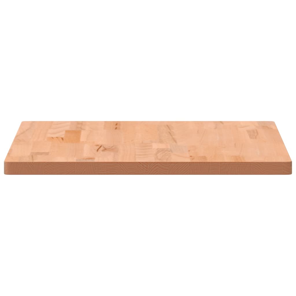 Desk Top 80x55x2.5 cm Solid Wood Beech
