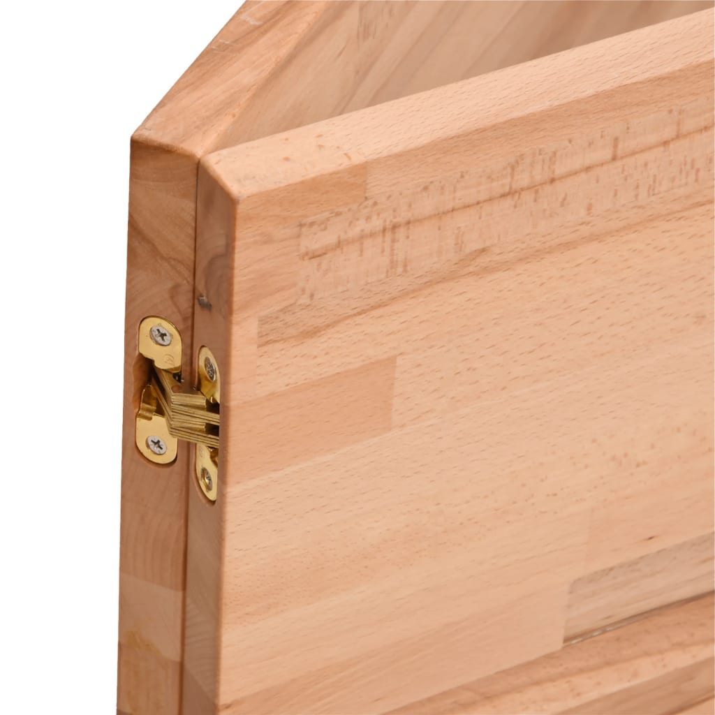 Desk Top 200x55x2.5 cm Solid Wood Beech