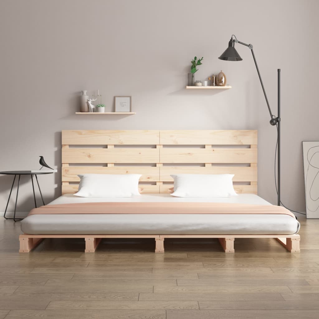 Bed Frame without Mattress 120x190cm Solid Wood Pine Small Double