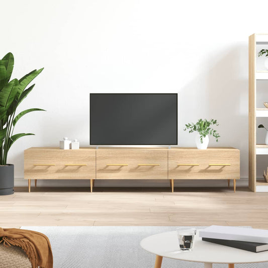 TV Cabinet Sonoma Oak 150x36x30 cm Engineered Wood