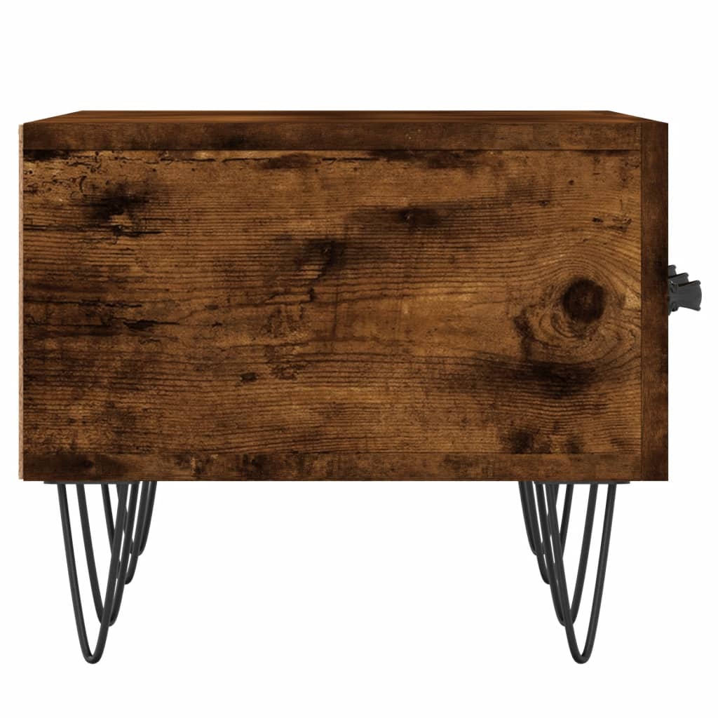 TV Cabinet Smoked Oak 150x36x30 cm Engineered Wood