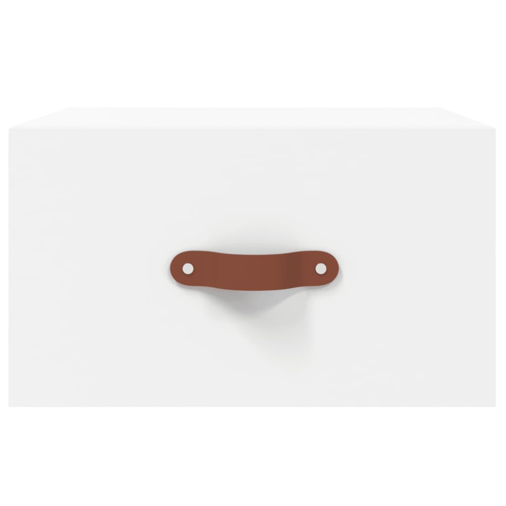 Wall-mounted Bedside Cabinet White 35x35x20 cm