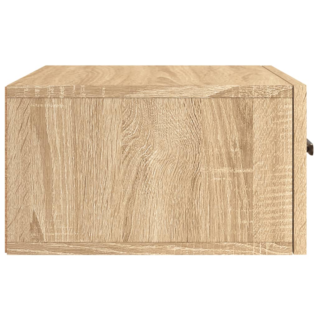 Wall-mounted Bedside Cabinet Sonoma Oak 35x35x20 cm