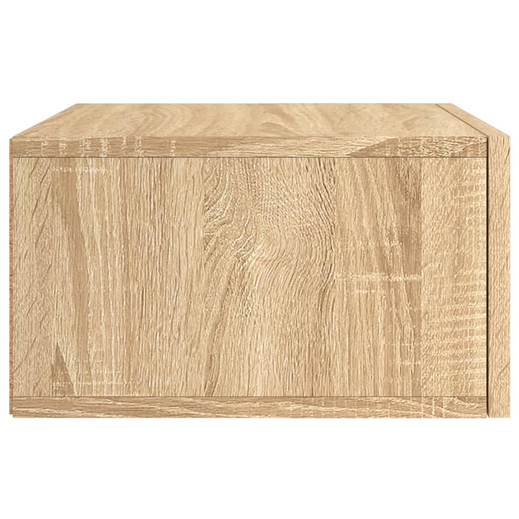 Wall-mounted Bedside Cabinets 2 pcs Sonoma Oak 35x35x20 cm
