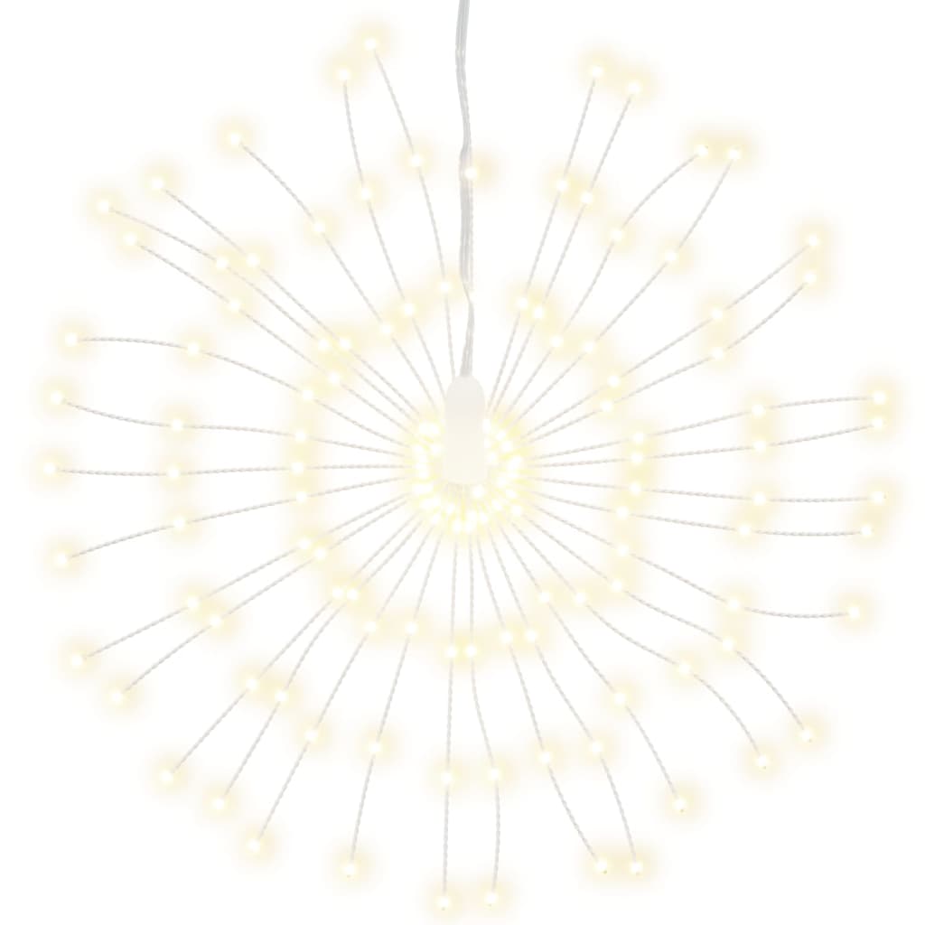 Christmas Starburst Lights 140 LEDs 8 pcs Warm White 17 cm