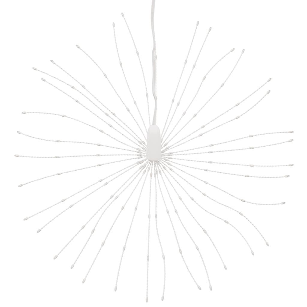 Christmas Starburst Lights 140 LEDs 2 pcs Multicolour 17 cm
