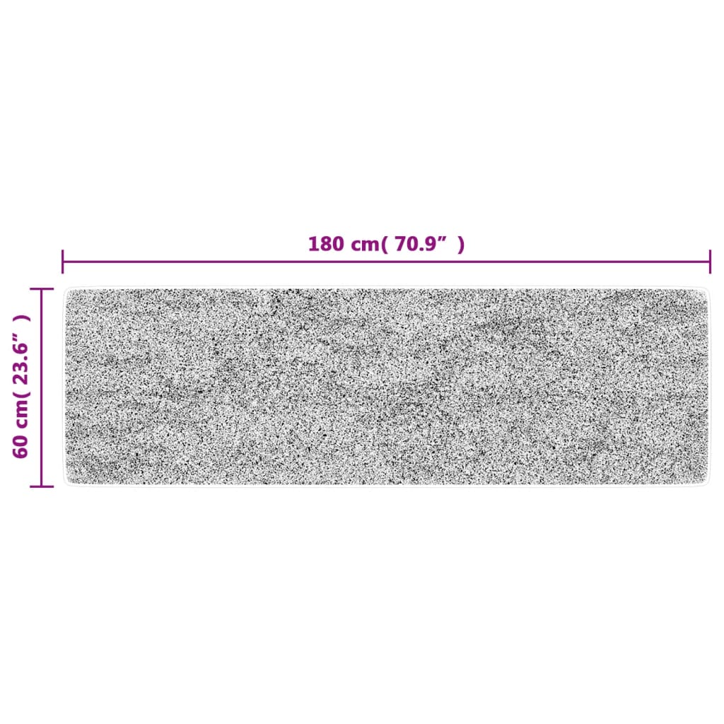 Kitchen Rug Multicolour 60x180 cm Washable Anti Slip