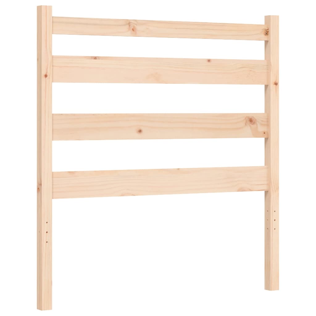 Bed Frame without Mattress 90x200 cm Solid Wood Pine