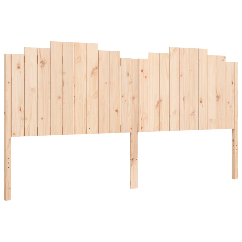 Bed Frame without Mattress 200x200 cm Solid Wood Pine