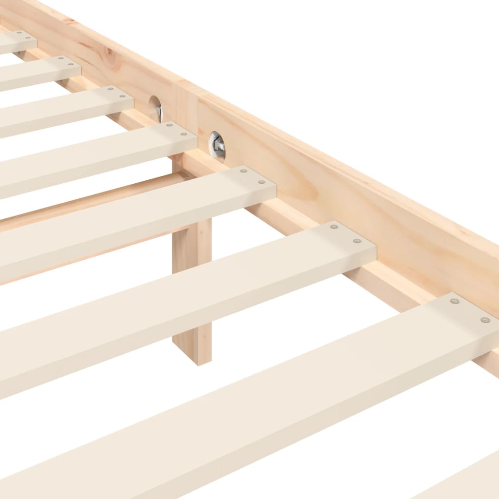 Bed Frame without Mattress Small Single Solid Wood Pine
