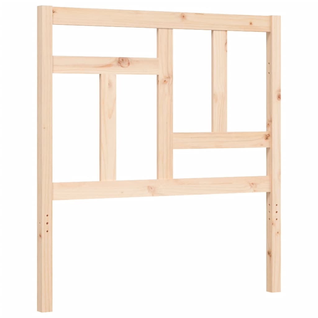 Bed Frame without Mattress Single Solid Wood Pine