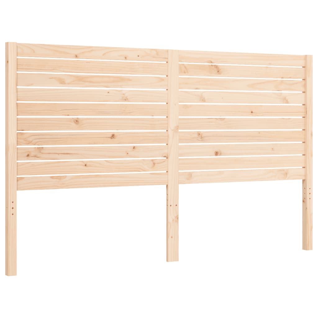 Bed Frame without Mattress King Size Solid Wood Pine