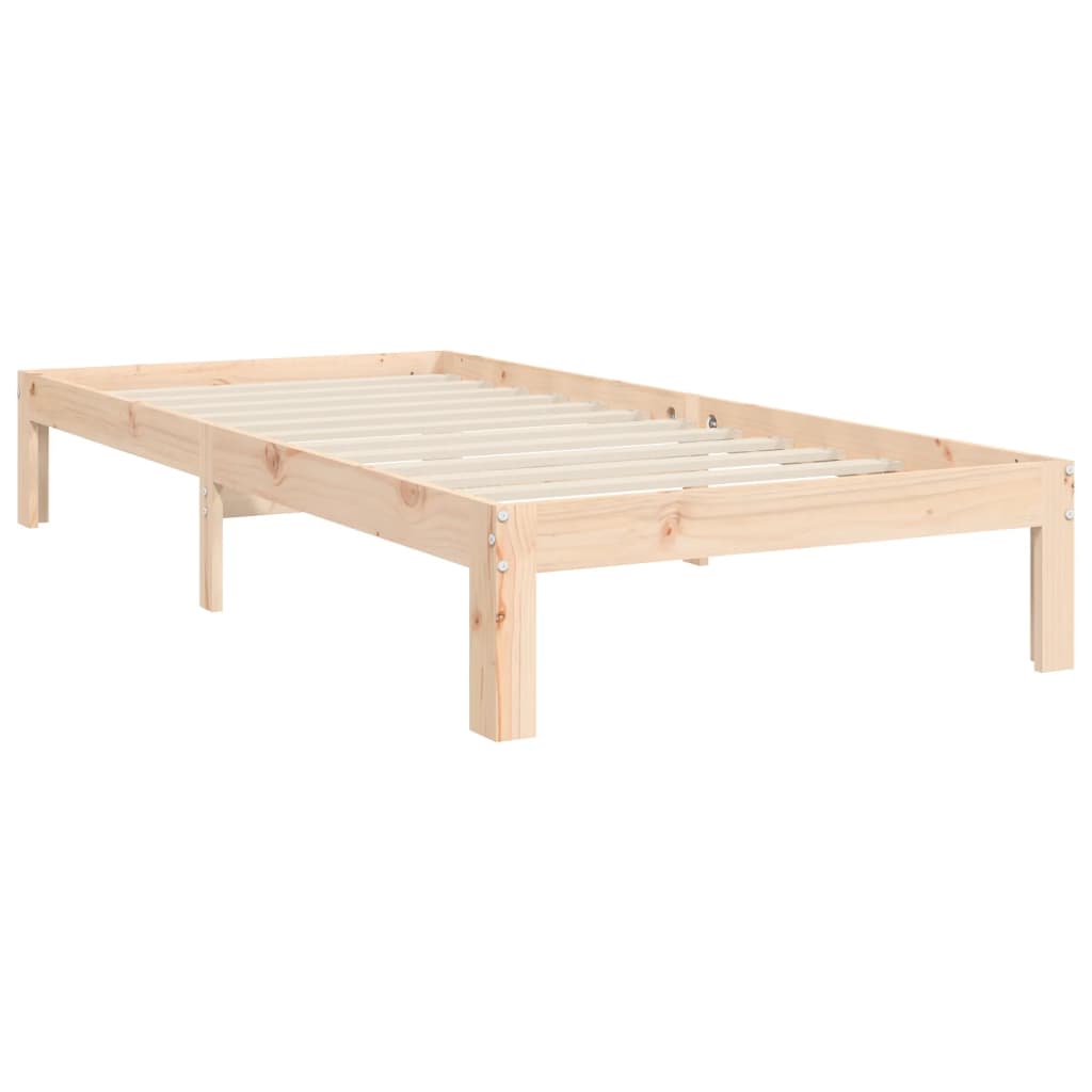 Bed Frame without Mattress Small Single Solid Wood Pine