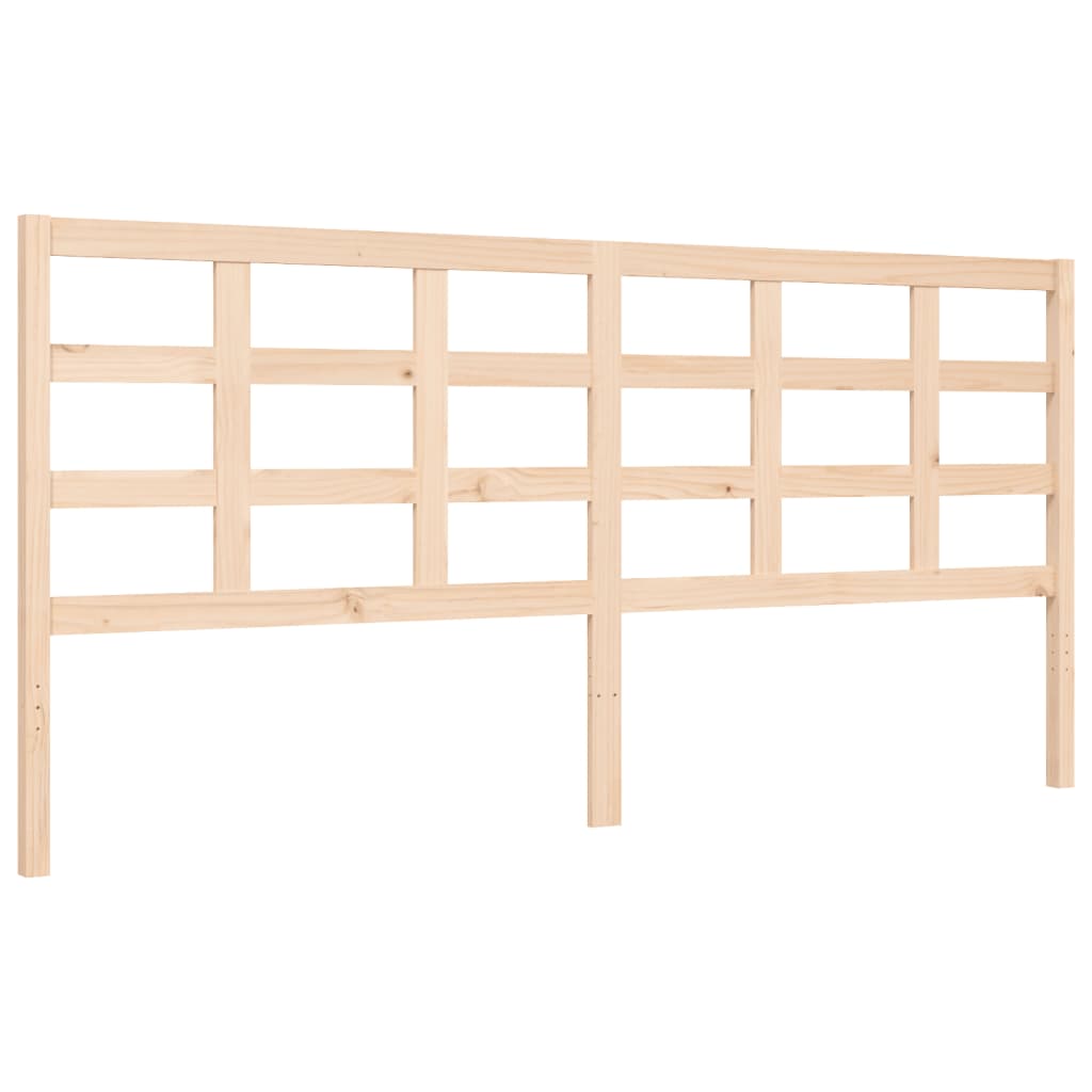 Bed Frame without Mattress 200x200 cm Solid Wood