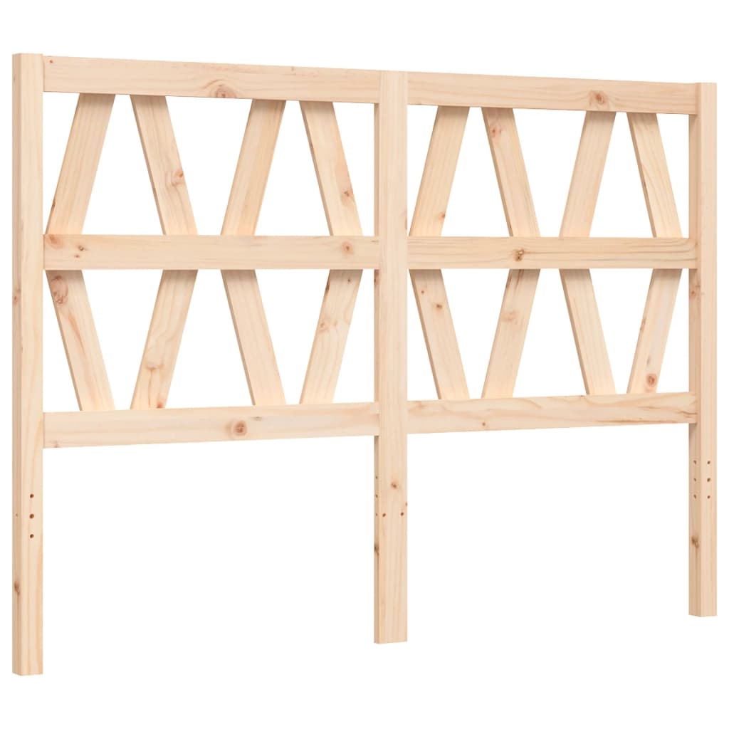 Bed Frame without Mattress 140x190 cm Solid Wood