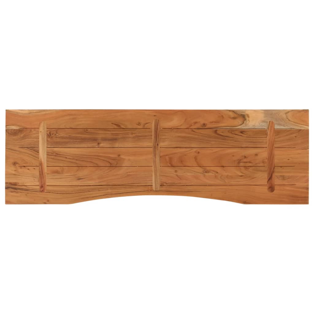 Desk Top 160x50x2.5 cm Rectangular Solid Wood Acacia