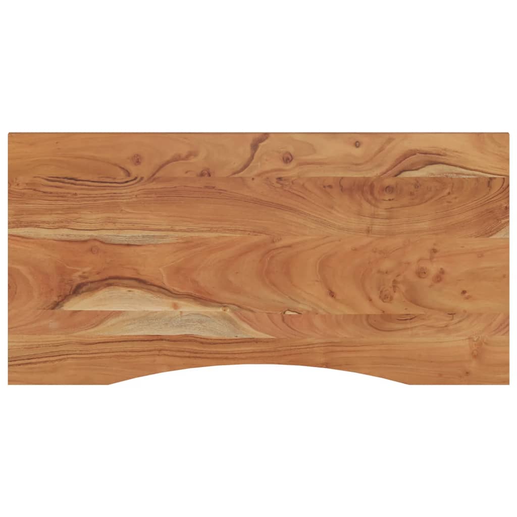Desk Top 120x60x2.5 cm Rectangular Solid Wood Acacia